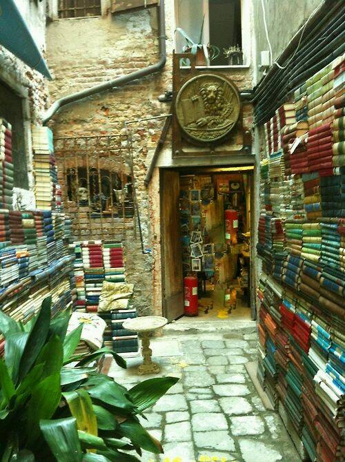 La librería Acqua Alta, en Venecia