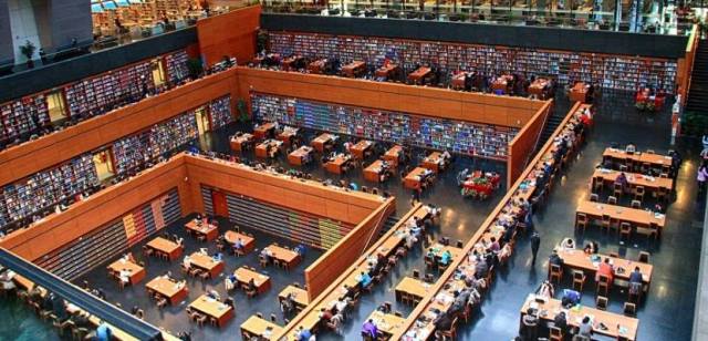 Biblioteca nacional de China, en Pekín.