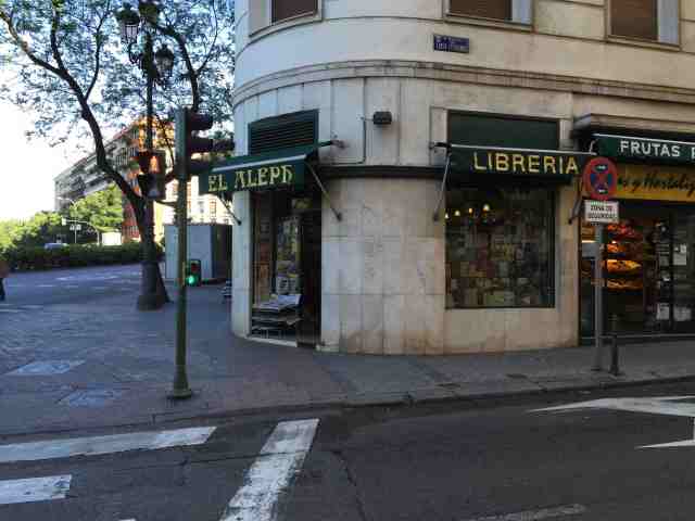 Librería El Aleph, calle Luisa Fernanda, Madrid,1