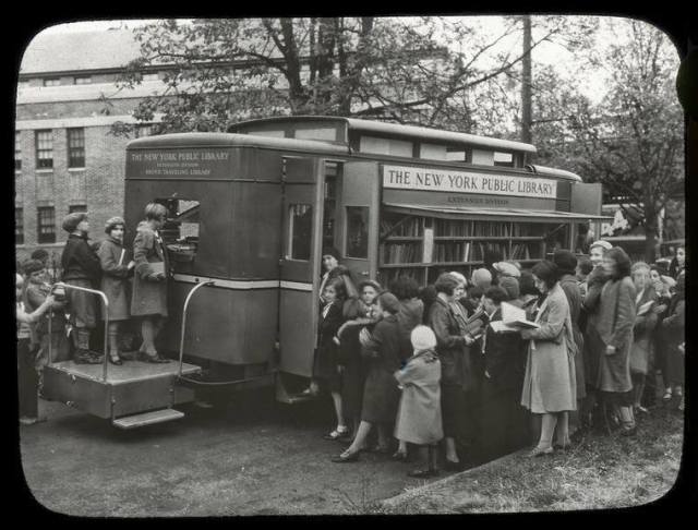 New York Public Library Book Wagon%22, New York City,1930