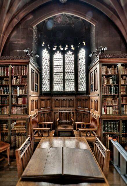 Biblioteca John Rylands, en Manchester, Inglaterra