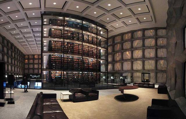 Biblioteca Beinecke de libros raros y manuscritos (Universidad de Yale, USA).
