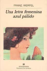 Werfel. Una letra femenina azul pálido