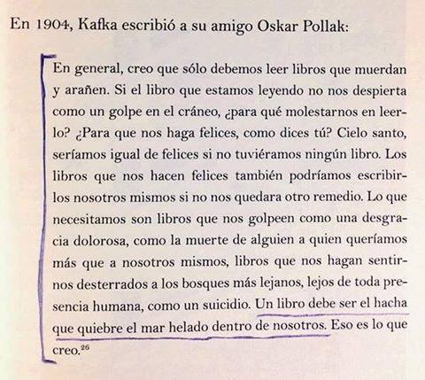Kafka, los buenos libros