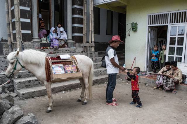 Bibliocaballo en Java, Indonesia. 3