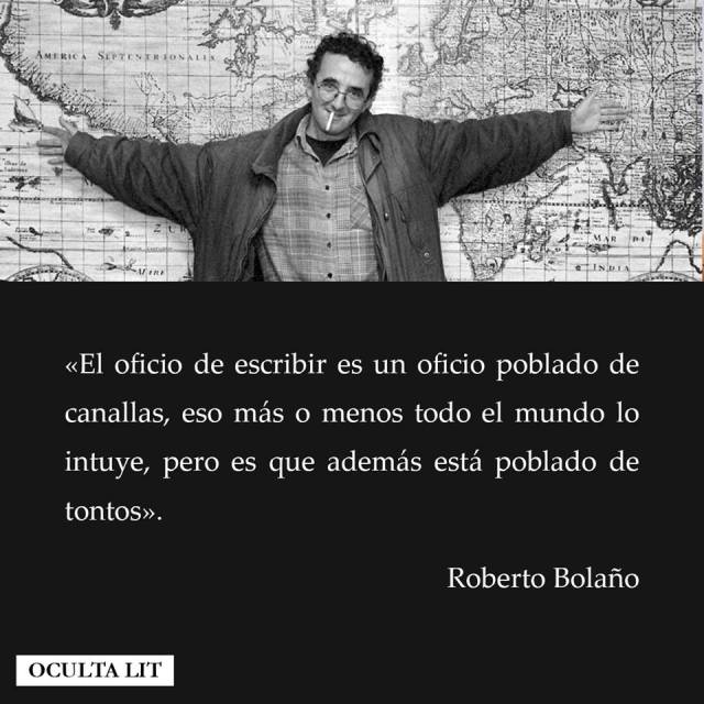 Bolaño. El oficio de escribir