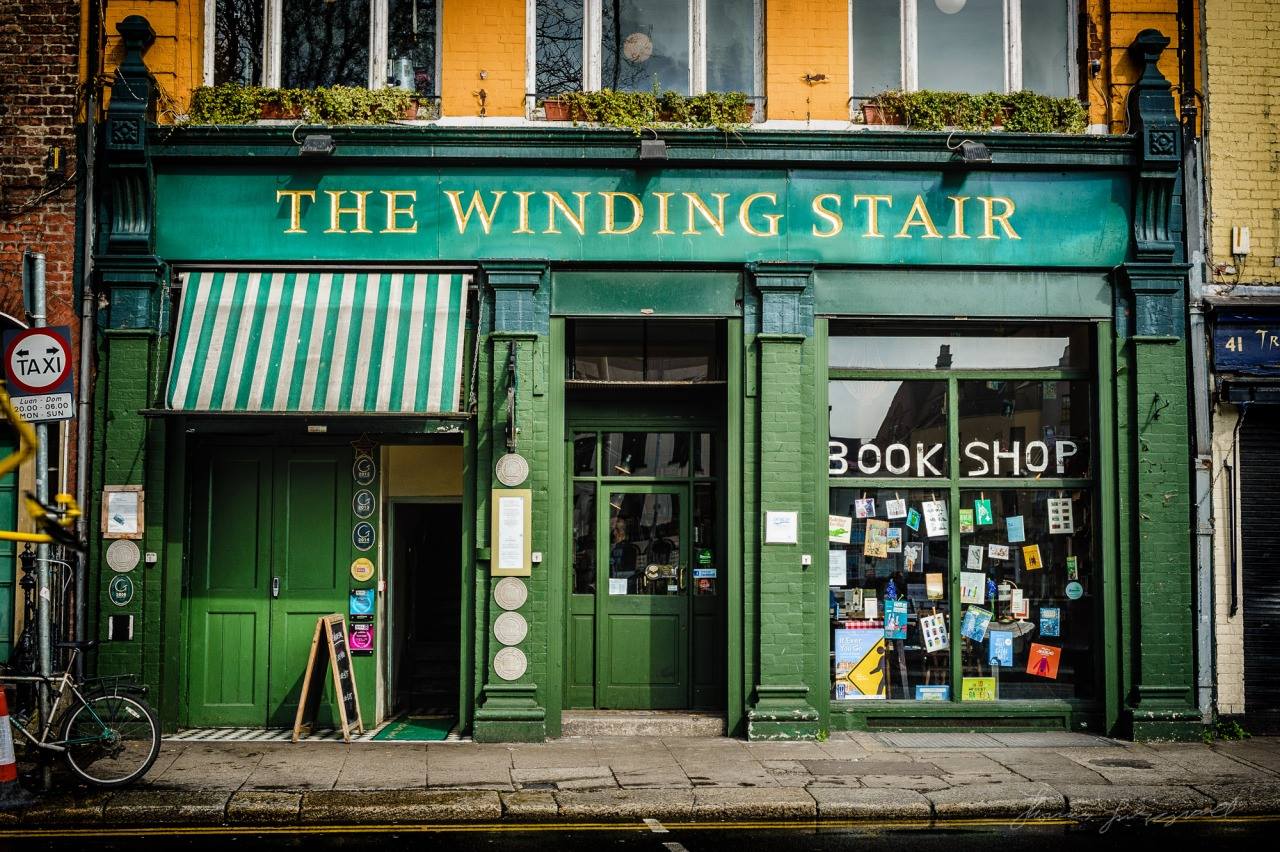 El Winding Stair Bookshop es una de las librerías independientes más antiguas que sobreviven en Dublín.