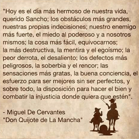 Texto de El Quiijote