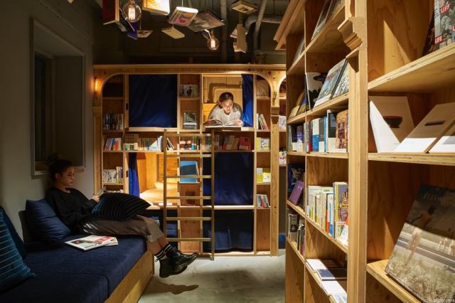 Hostal librería de Kyoto 2