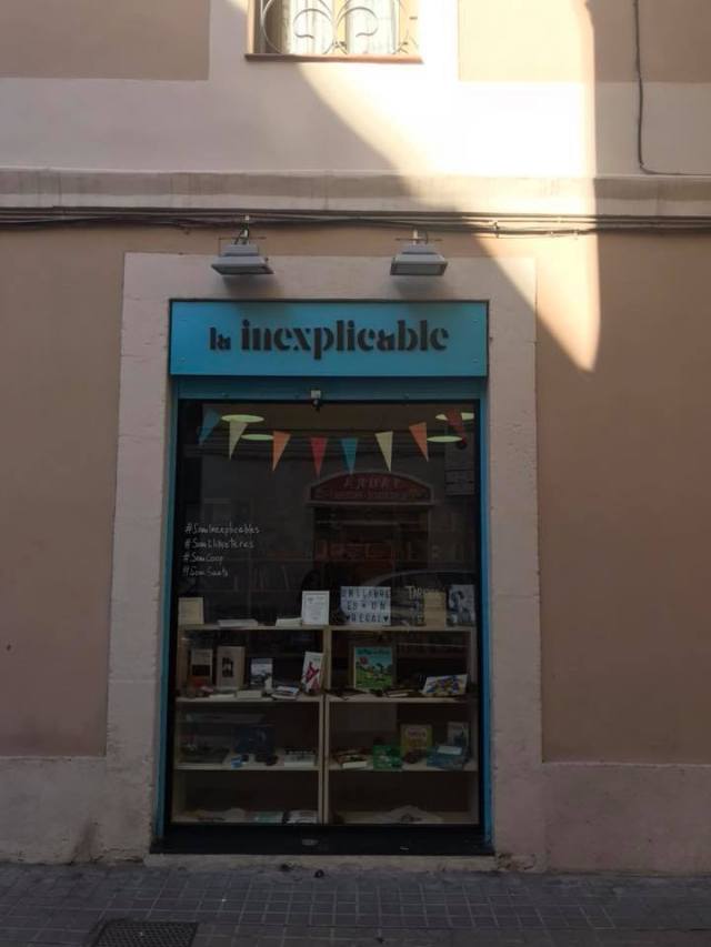 La Inexplicable, nueva librería de Sants, Barcelona.1